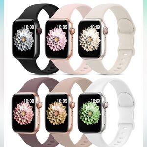 AMSKY Us Apple Bands 42/44/45 mm Multicolor Neutrals watch band New 6pk